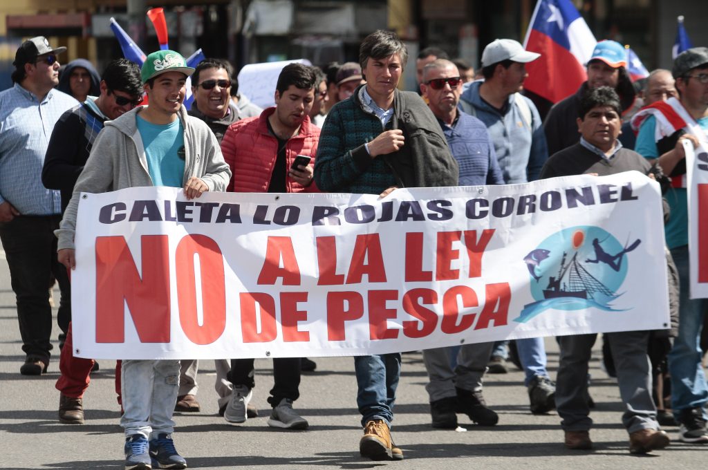 Cambios que Piñera propone a la Ley de Pesca tendrán efecto recién desde el año 2034