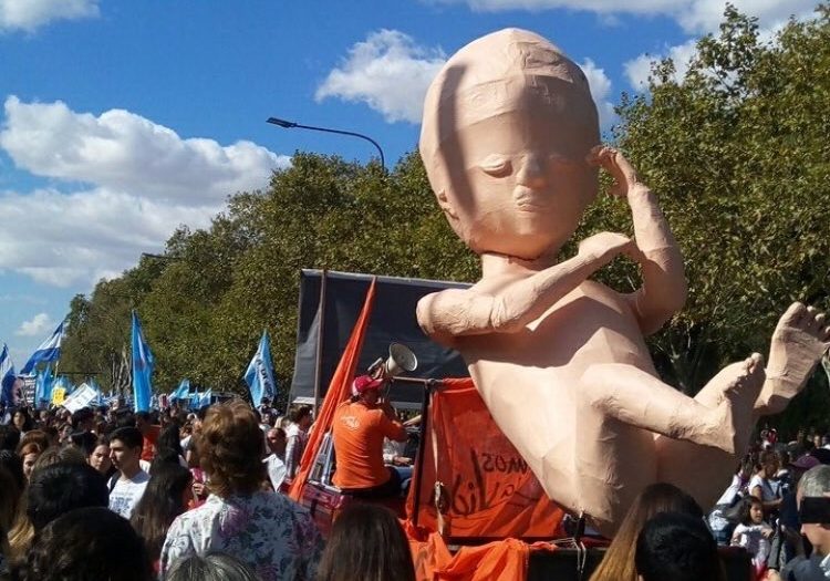 «Estupidez compleja en su máxima expresión»: Los trolleos de Malena Pichot a la marcha contra el aborto en Argentina