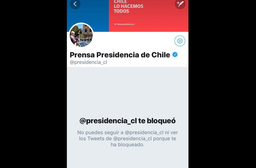 Presidencia no me deja ver sus tweets: ¿Pueden las instituciones del Estado bloquearte en redes sociales?