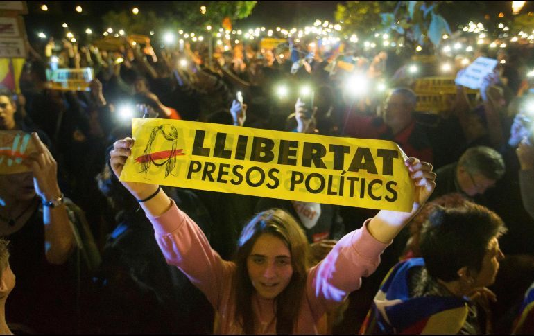 «Despierta Europa»: Familiares de los presos políticos catalanes denuncian la represión del Estado español