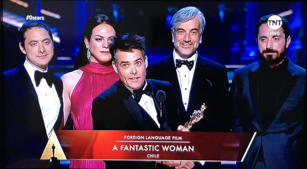 VIDEO| «And the Oscar goes to…»: El momento exacto en que «Una Mujer Fantástica» ganó la estatuilla dorada