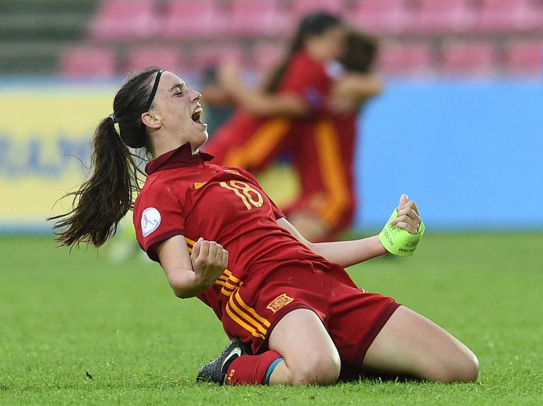 VIDEO| El tremendo golazo de Eva Navarro que selló el título para España ante Alemania en el Europeo sub-17