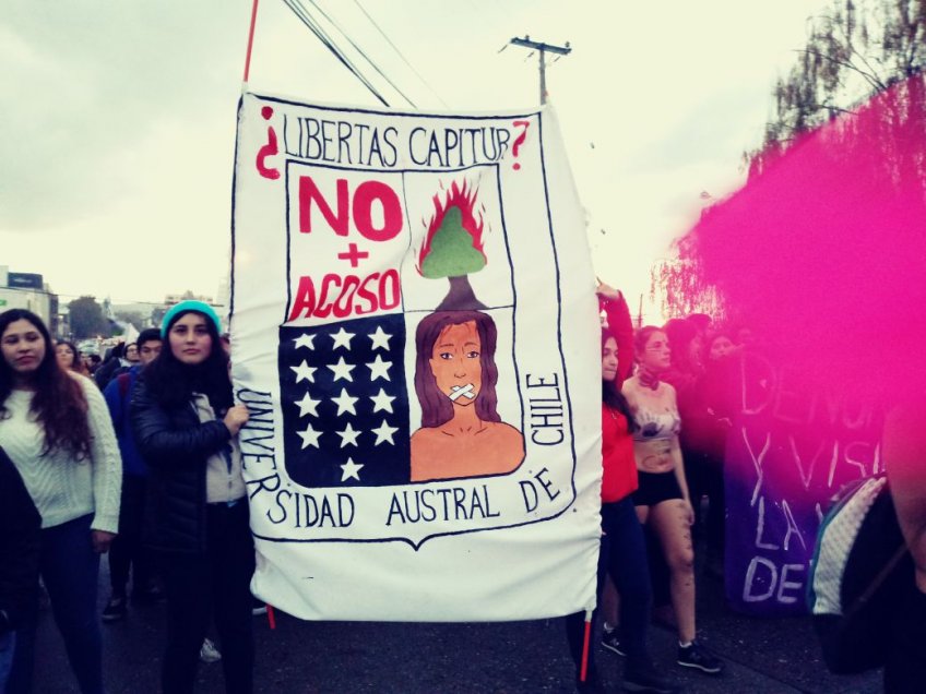 FOTOS| Así fue la marcha en Valdivia contra el abuso y acoso sexual