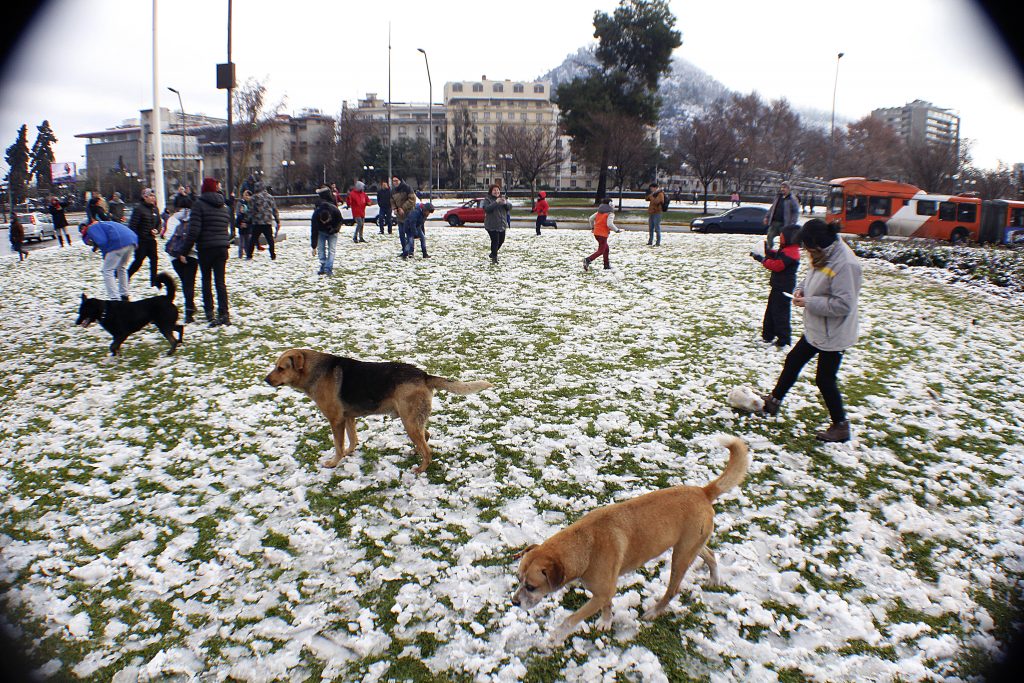 A guardarse: Advierten posible pronóstico de nieve para el fin de semana en Santiago