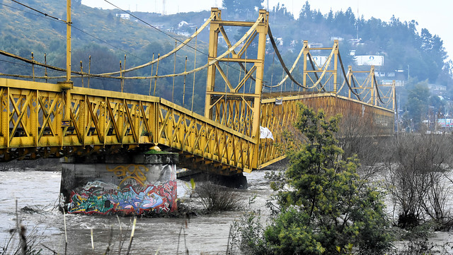 Colapso puente ferroviario: Más de 8 mil aislados por lluvias en La Araucanía