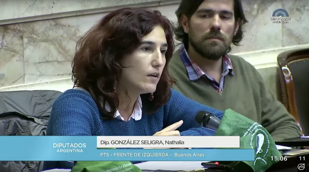 Diputada argentina en discusión por aborto: «Pueden intentar impedir que sea ley, pero ya perdieron la batalla en las calles y la sociedad”