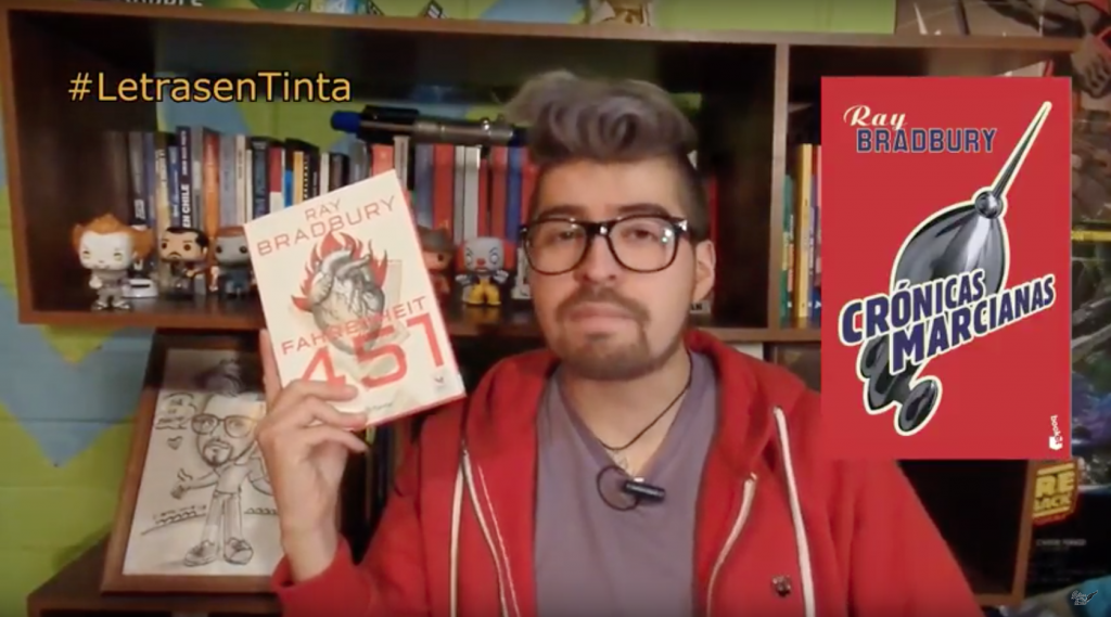 VIDEO| Booktuber Diego Valdés desmenuza «Fahrenheit 451» y la quema de libros a lo largo de la historia