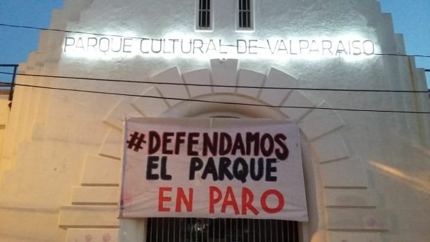 #ExCárcelenToma: Trabajadores del Parque Cultural de Valparaíso se movilizan por crisis del espacio