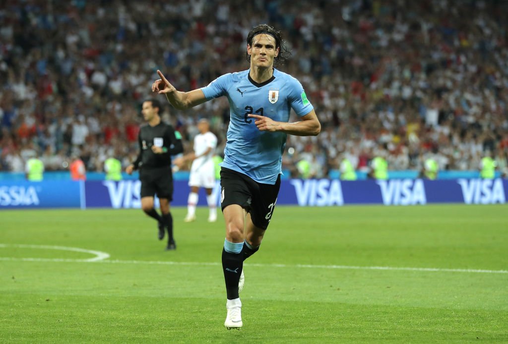 Cavani se vistió de héroe y clasificó a Uruguay a cuartos de final con un doblete ante Portugal