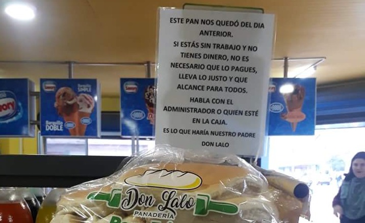 «Es lo que haría nuestro padre Don Lalo»: Gesto solidario de panadería en Talca se vuelve viral