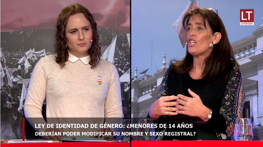 «Sólo buscamos la libertad»: Alessia Injoque destruye argumentos de Pía Adriasola sobre la «ideología de género»
