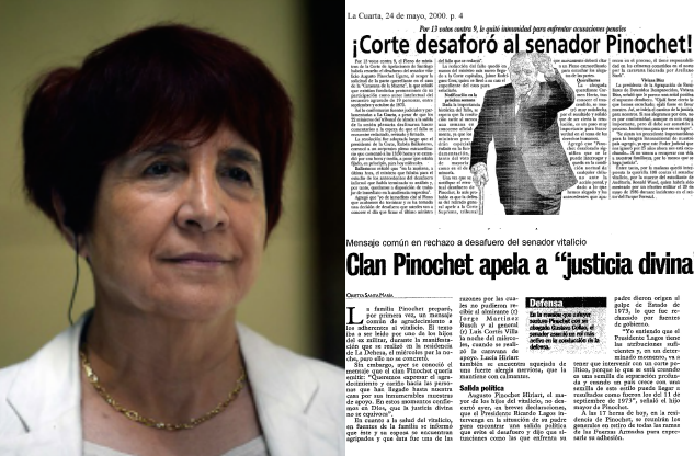 HEMEROTECA| El día en que Carmen Hertz denunció a Pinochet por violación de los DD.HH.