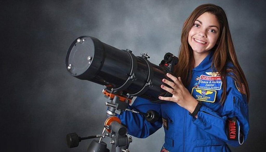 Así se prepara Alyssa Carson, la joven de 17 años que sueña con ser la primera persona en pisar Marte
