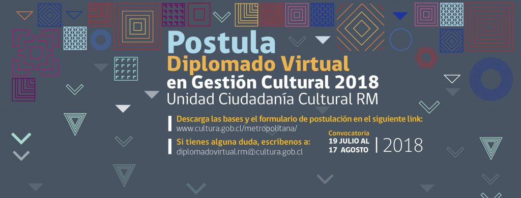 Facultad de Artes U. Chile y el Ministerio de Cultura abren convocatoria para cursar diplomado virtual en gestión cultural