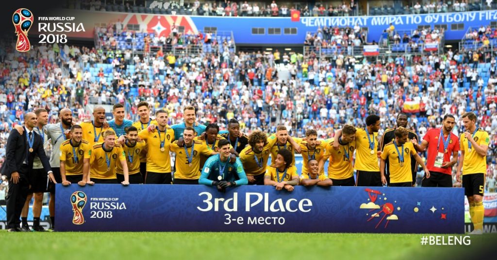 Se despiden con una sonrisa: Bélgica se queda con el tercer lugar en el Mundial de Rusia tras doblegar a Inglaterra
