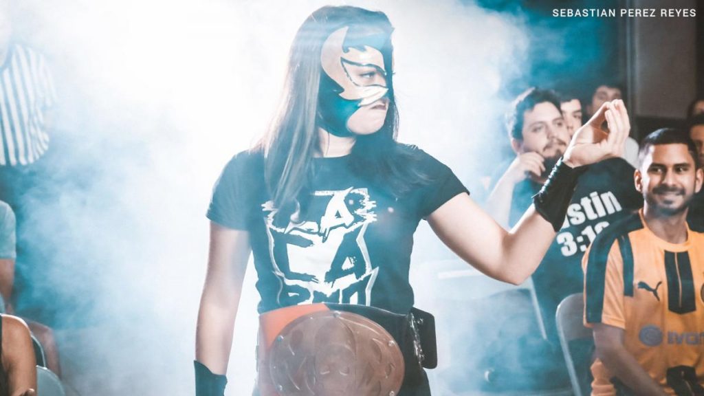 Zatara es la primera chilena en llegar a una competencia de la WWE