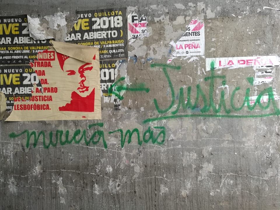 «Merecía más»: Prima de Nicole Saavedra denuncia destrucción de afiches y mensaje lesbofóbico en El Melón