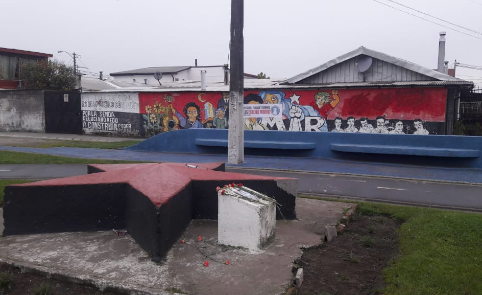 No sólo Villa Grimaldi: Grupo xenófobo atacó memorial «La Estrella» de Hualpén