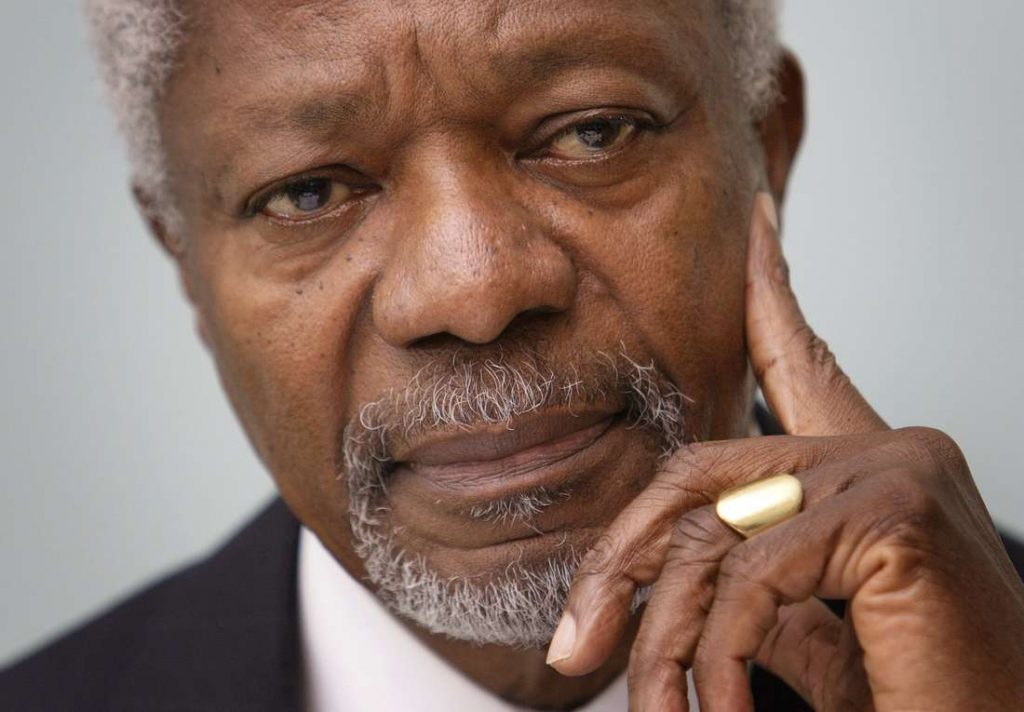 Muere a los 80 años Kofi Annan, ex Nobel de la Paz y Secretario General de la ONU