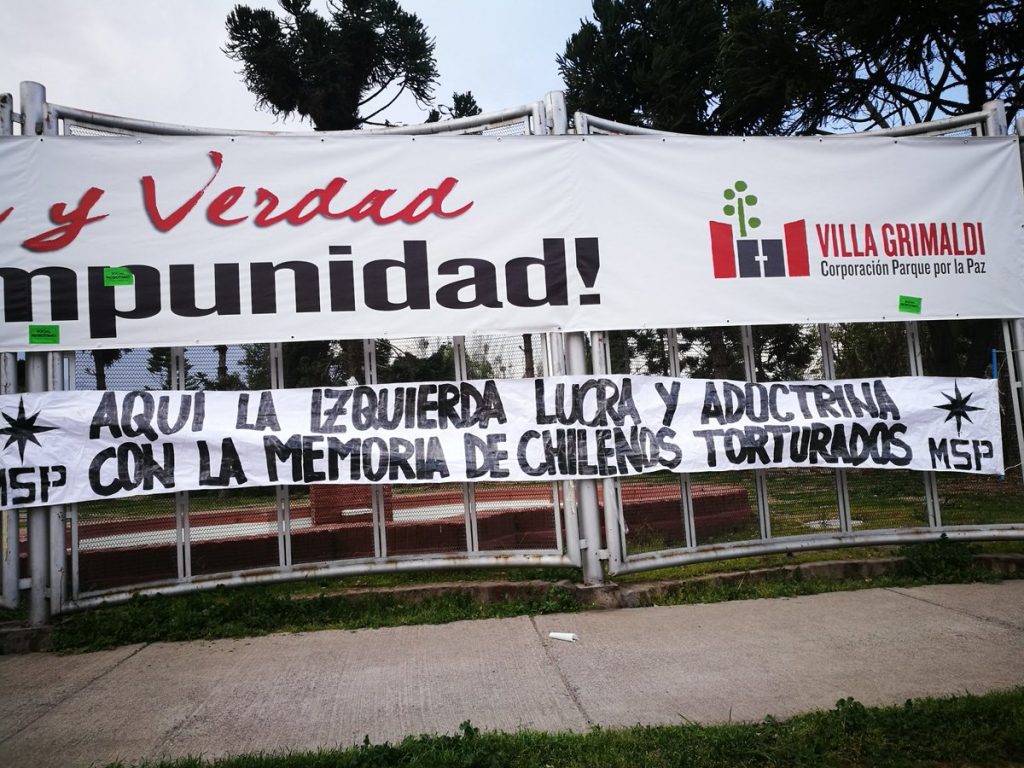 Organizaciones de derechos humanos dan transversal apoyo a Villa Grimaldi por agresión del Movimiento Social Patriota