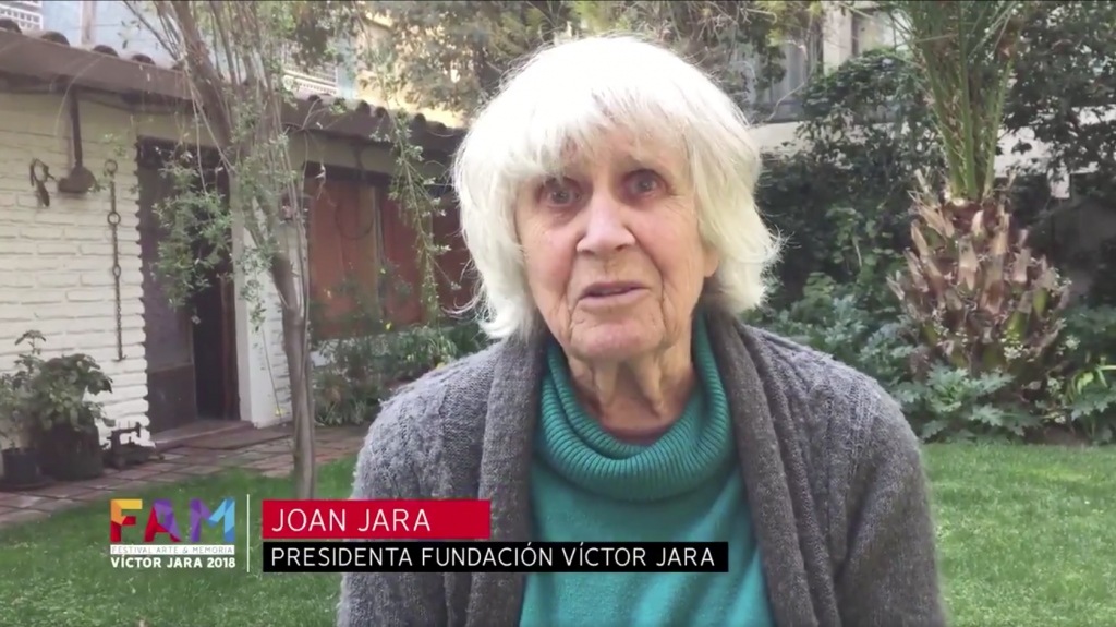 Joan Jara invita al FAM 2018: «Es tan fuerte la memoria de Víctor que da esperanza y optimismo para el futuro»