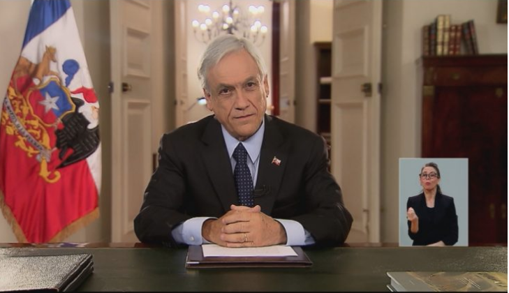 Piñera anuncia el menor aumento del gasto fiscal desde el 2011