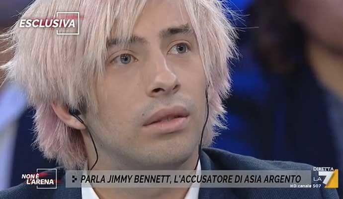 «Asia Argento me violó»: Jimmy Bennett entregó detalles de sus acusaciones contra la actriz en entrevista con la TV italiana
