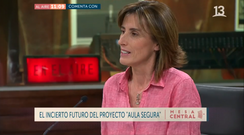 Marcela Cubillos sobre «Aula Segura»: «Este proyecto no es inconstitucional»