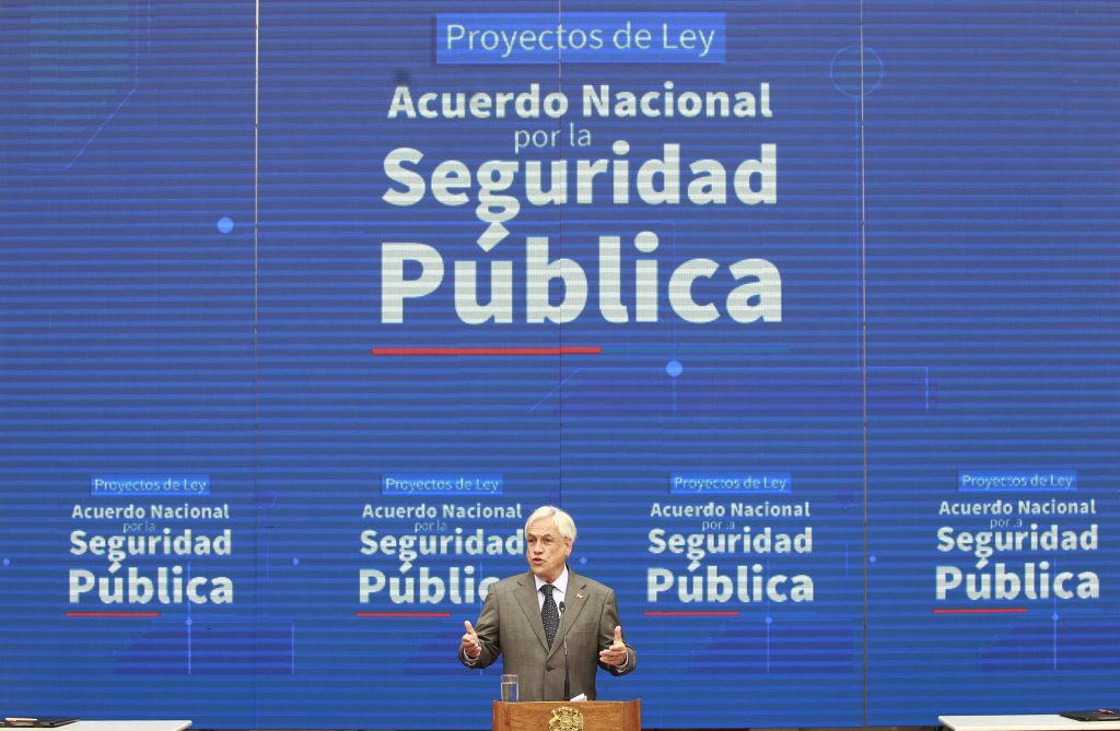 Acuerdo por la Seguridad Pública de Piñera deja fuera el 75% de las medidas sugeridas por expertos