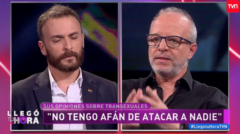 Jaime Parada confronta a Alberto Plaza: «No puedo creer que digas que la homosexualidad es una confusión»