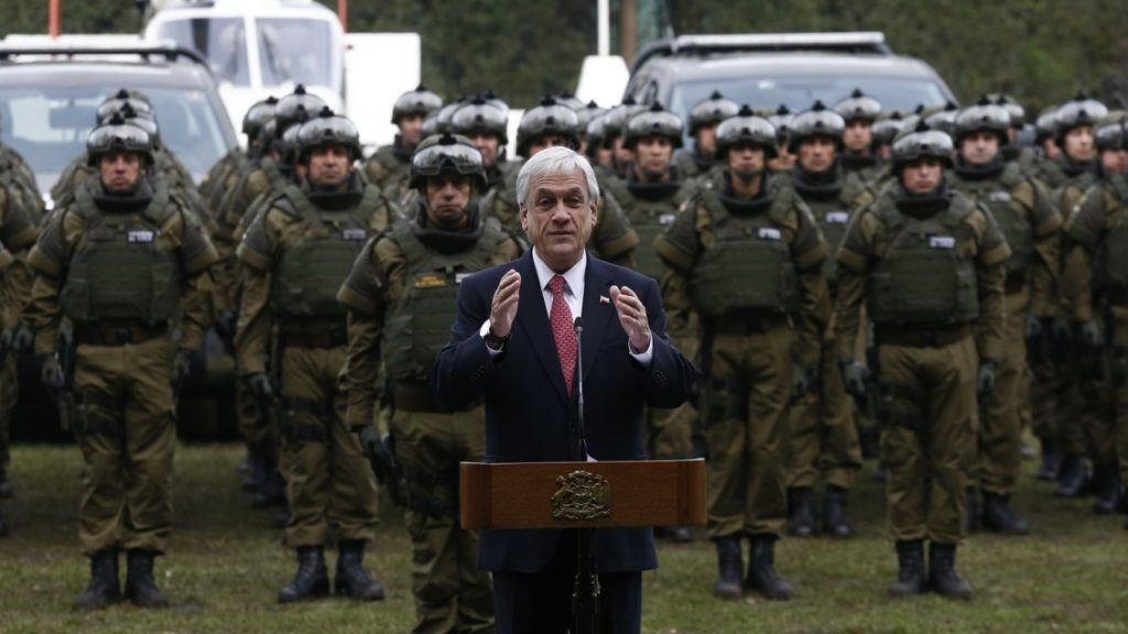 Piñera anunció el retiro del Comando Jungla de La Araucanía