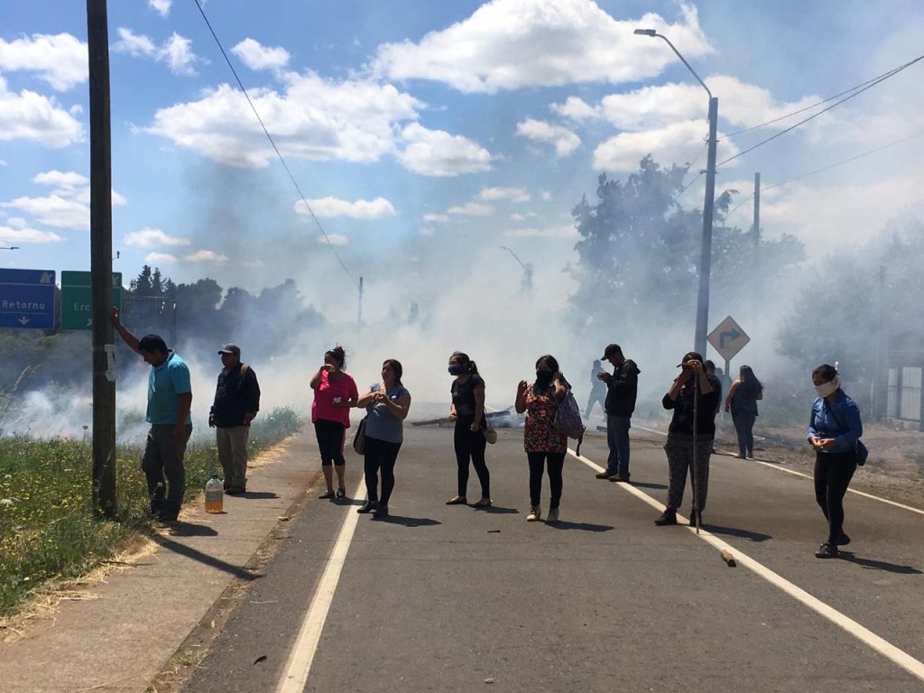 Denuncian violenta represión de Carabineros a familia de Camilo Catrillanca en medio de manifestación por justicia