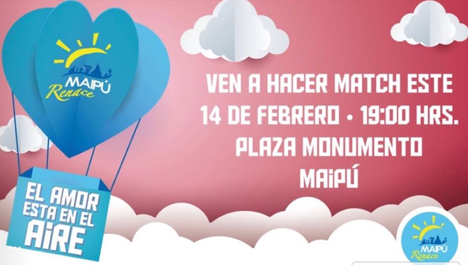 Municipalidad de Maipú realizará «tinder» masivo para el Día del Amor