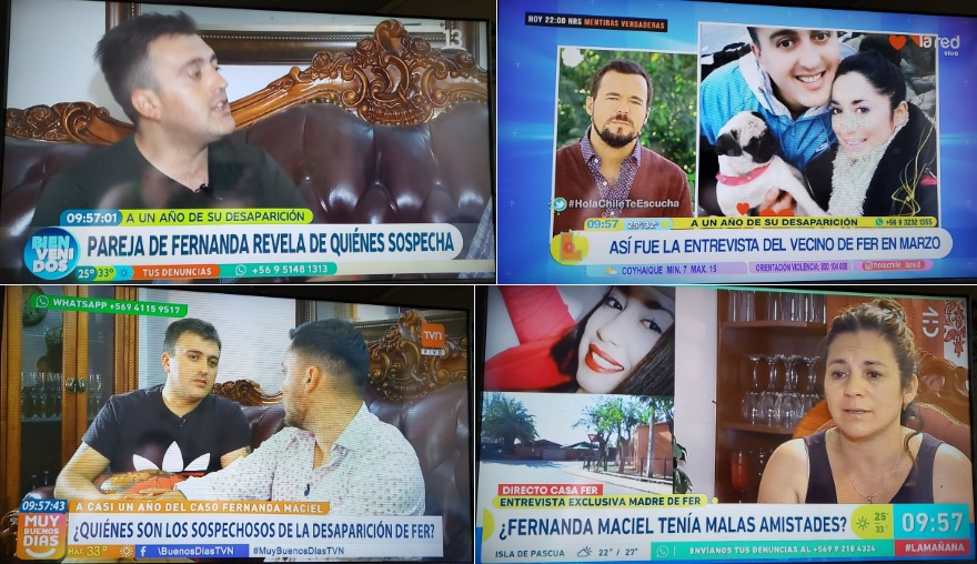 REDES| «Todos los días especulan lo mismo»: Televidentes critican cobertura morbosa del caso de Fernanda Maciel en matinales