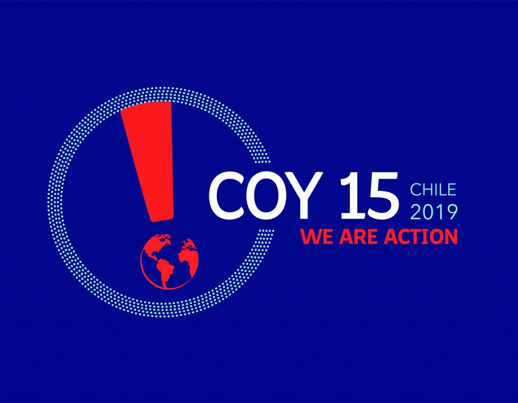 COP 25: Lanzamiento de la 15ta Conferencia Anual de la Juventud que se realizará en Valparaíso
