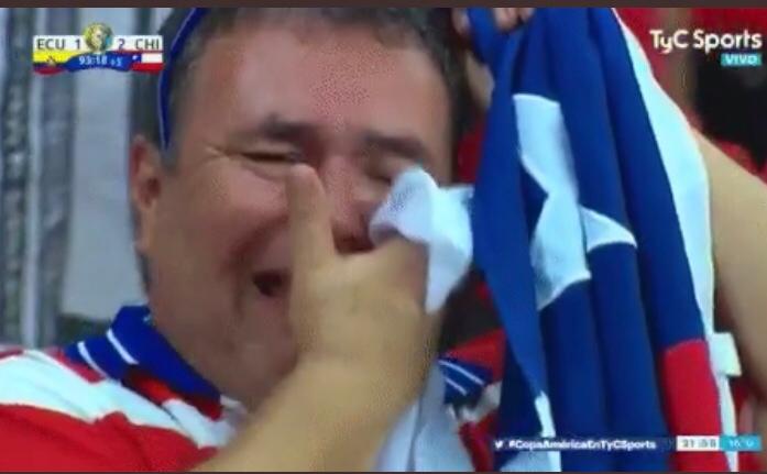 ¿Por qué llora el hincha chileno?