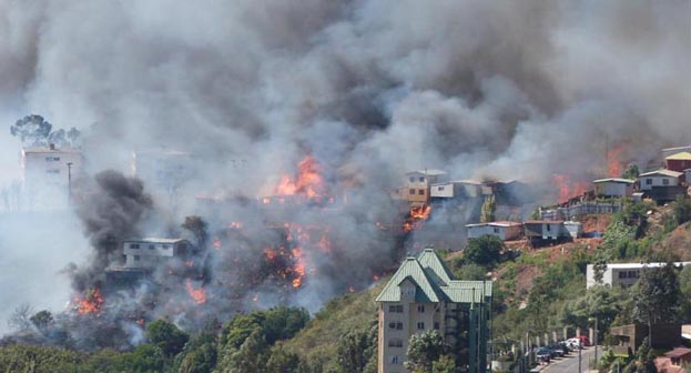 Se inician alegatos para que se condene a empresa dueña de terrenos donde se inició el megaincendio de Valparaíso del 2013