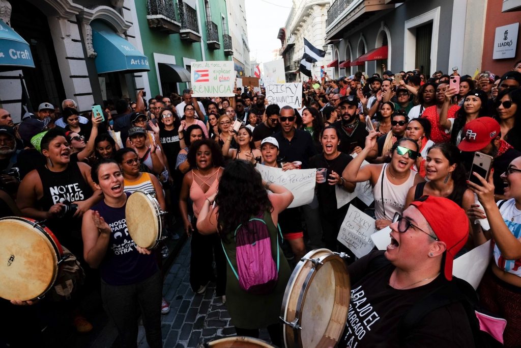 Una isla desconcertada: 12 días de intensas protestas en Puerto Rico