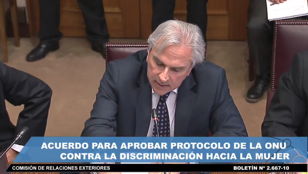 VIDEO| La polémica intervención de Iván Moreira en votación de protocolo ONU contra la discriminación hacia la mujer