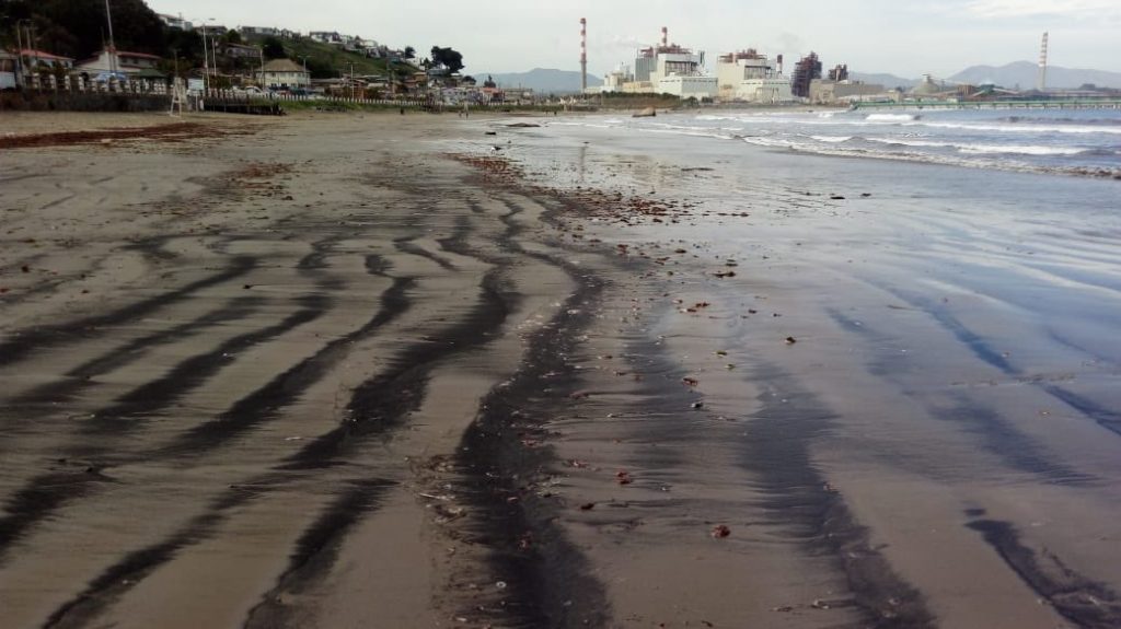 La crisis ambiental no da tregua: Playa de Ventanas acumula seis días consecutivos con varamientos de carbón