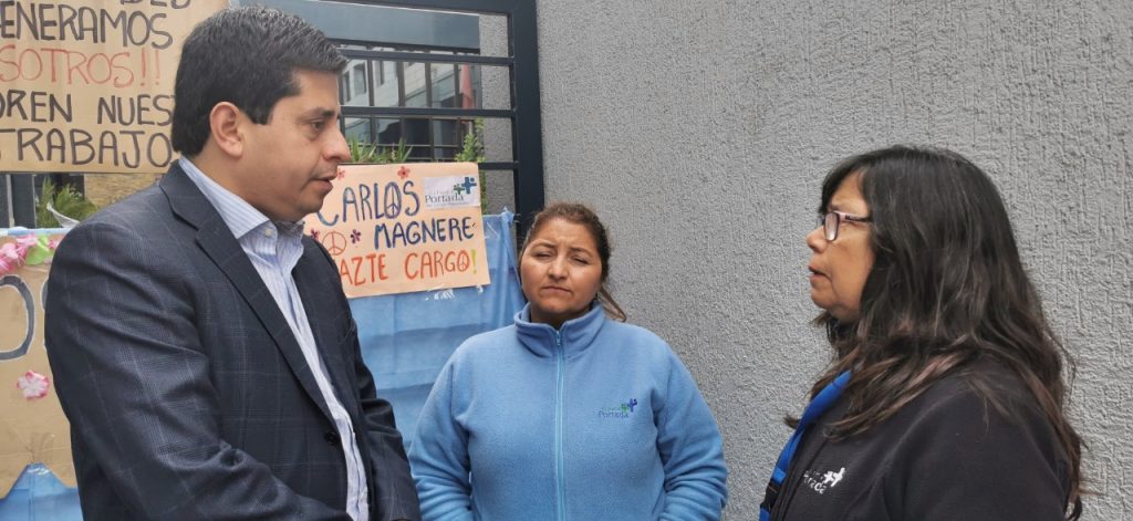 Senador por Antofagasta Pedro Araya: “Es una vergüenza como Clínica La Portada lleva las negociaciones con sus trabajadores”