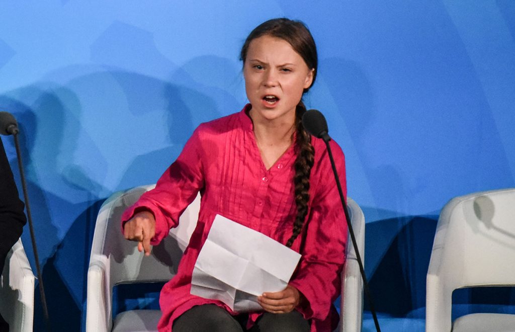 La única que habló sobre capitalismo en la ONU fue Greta Thunberg