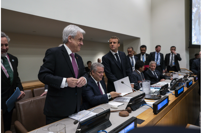 «Plantar un árbol por cada chileno»: Piñera promete ante la ONU lo mismo que planteó hace 10 años en campaña