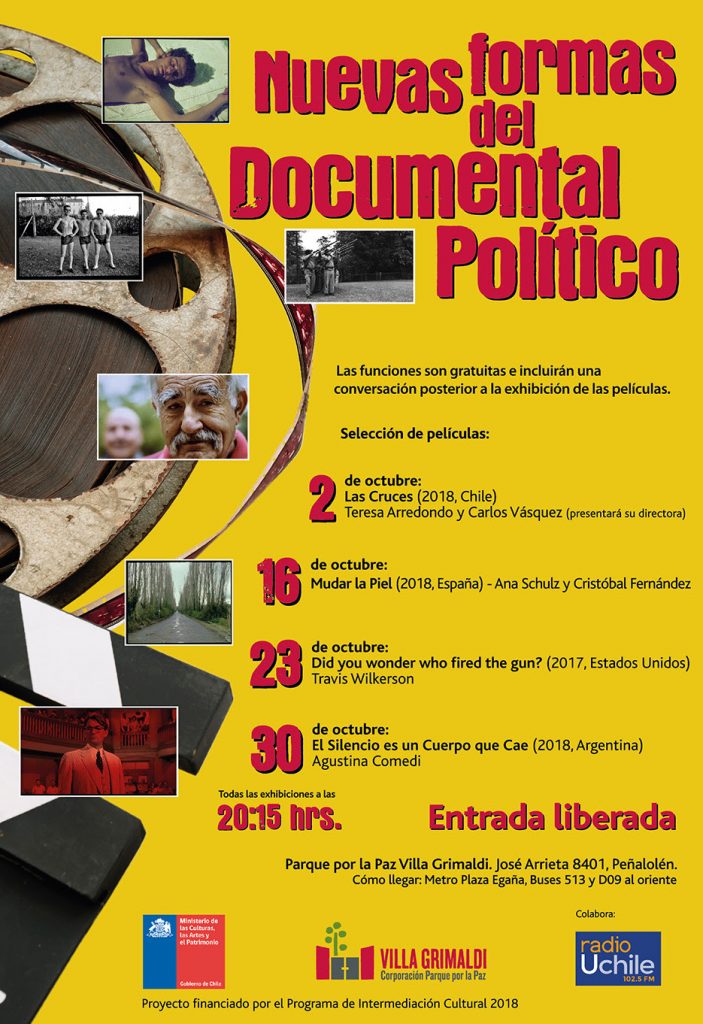 «Nuevas formas del documental político»: el ciclo de cine gratuito de la Corporación Parque por la Paz Villa Grimaldi