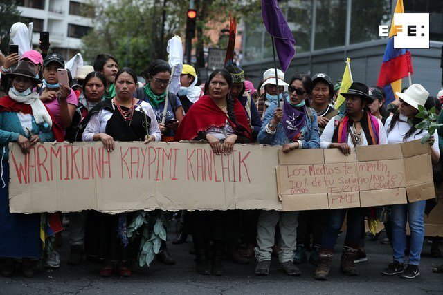 Movimiento indígena ecuatoriano acepta dialogar con el gobierno tras consulta ciudadana