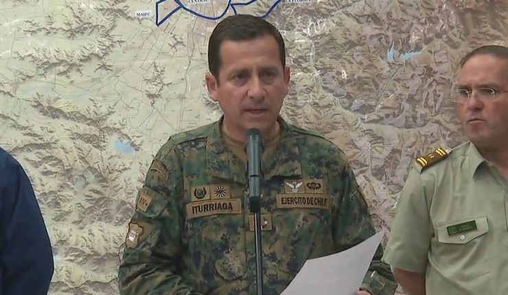 General Iturriaga anuncia que «están evaluando» nuevo toque de queda