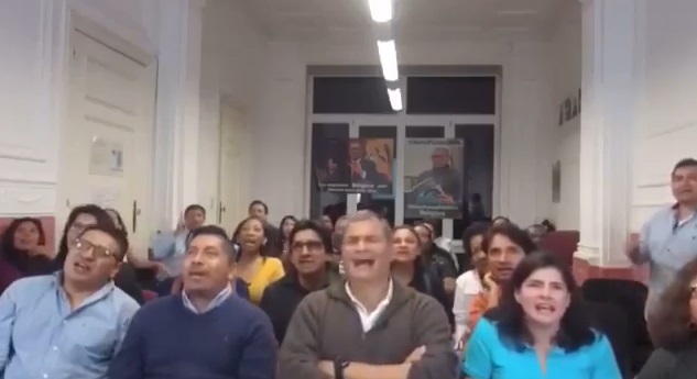 VIDEO| «Lenin Chao»: La adaptación de Rafael Correa de «Bella Ciao» en la que le canta a su opositor