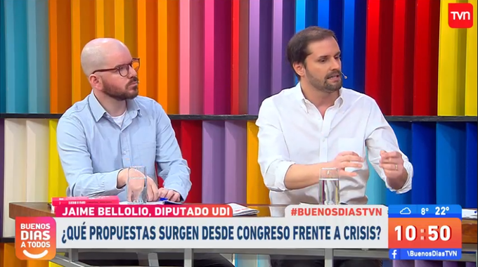 «¿Qué tiene que ver Venezuela con esto?»: Iván Núñez encara a Jaime Bellolio en medio de debate en matinal de TVN