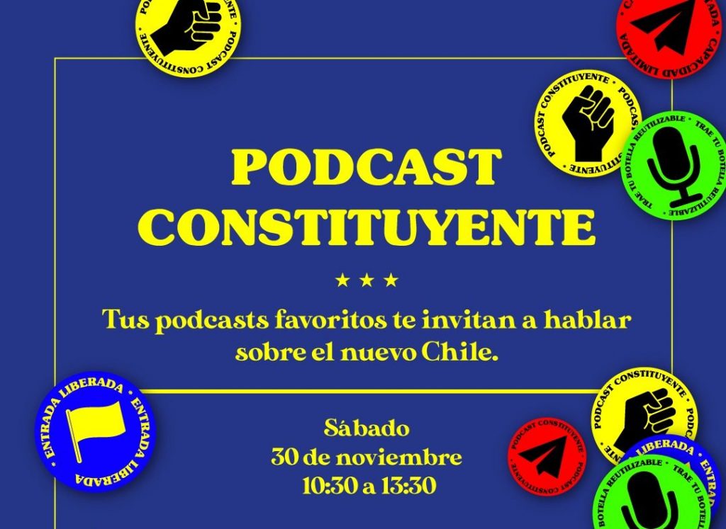 En respuesta a la cobertura de los medios tradicionales: Podcasts chilenos discutirán sobre contexto nacional