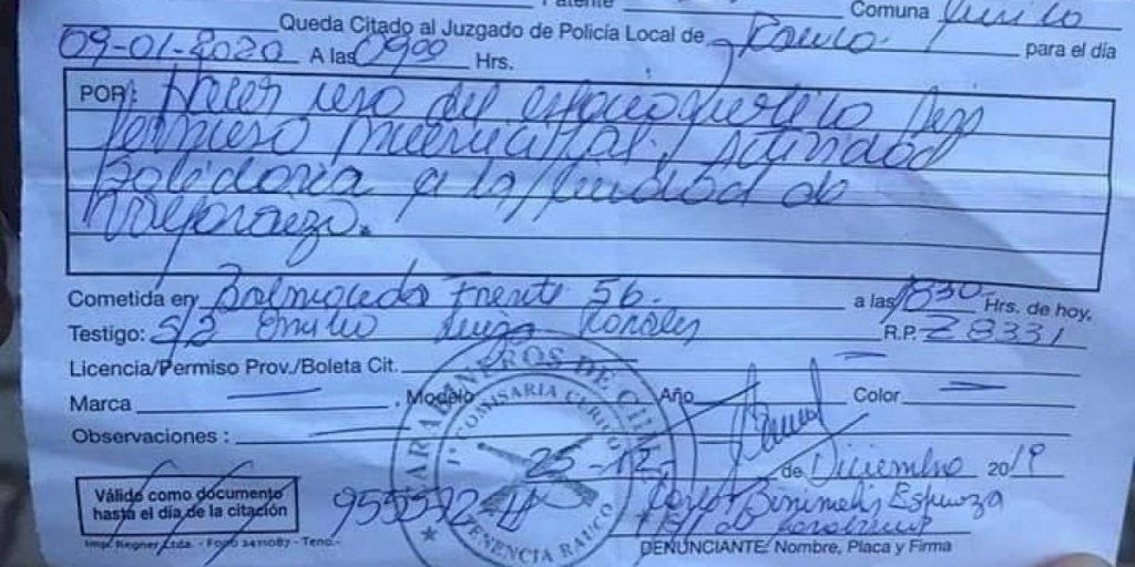 Carabineros multa a personas que juntaban ayuda para damnificados de Valparaíso